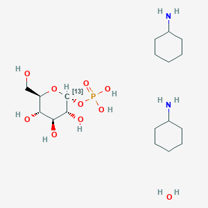 α-D-Glucopyranose-1-13C 1-(Dihydrogen phosphate)Cyclohexanamine Monohydrate图片