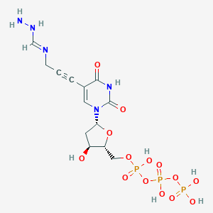 5-?[3-?[(Aminoiminomethyl)?amino]?-?1-?propynyl]?-?2'-?deoxy-uridine 5'-?(tetrahydrogen triphosphate)?图片