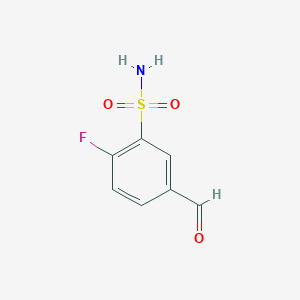 2-fluoro-5-formylbenzene-1-sulfonamide图片