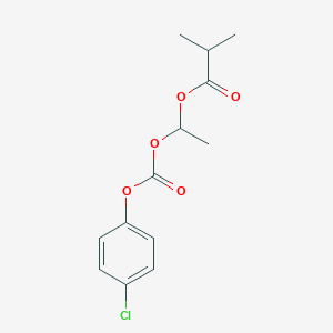 1-((4-CHLOROPHENOXY)CARBONYLOXY)ETHYL ISOBUTYRATE图片