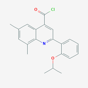 2-(2-isopropoxyphenyl)-6,8-dimethylquinoline-4-carbonyl chloride图片