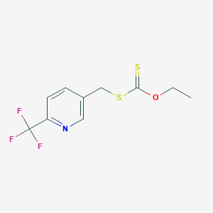 O-Ethyl S-((6-(trifluoromethyl)pyridin-3-yl)methyl)carbonodithioate图片