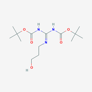 3-[2,3-Bis(tert-butoxycarbonyl)guanidino]propanol图片