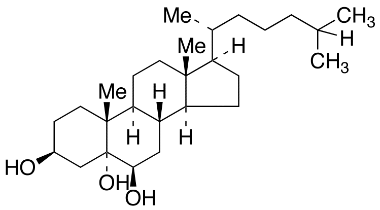 3β,5α,6β-三羟基胆甾烷图片