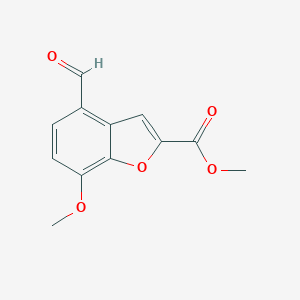 Methyl 4-Formyl-7-methoxy-1-benzofuran-2-carboxylate图片