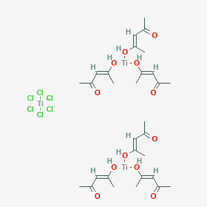 Bis[tris(2,4-pentanedionato)titanium(iv)] Hexachlorotitanate(iv)图片
