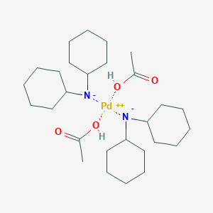 反式-双(二环己胺)乙酸钯(II)图片