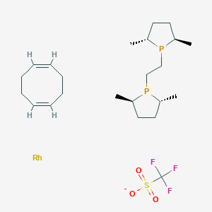 (-)-1,2-双[(2R,5R)-2,5-二甲基膦]乙烷(1,5-环辛二烯)铑(I)三氟甲基磺酸盐图片