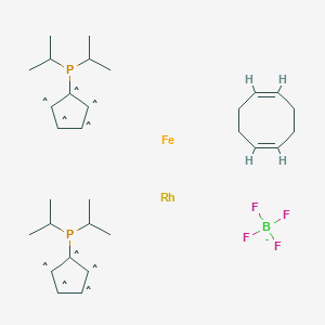 1,1'-双(二异丙基膦)二茂铁(1,5-环辛二烯)rhodium(I)tetrafluoroborate图片