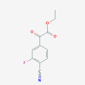 Ethyl 4-cyano-3-fluorobenzoylformate图片