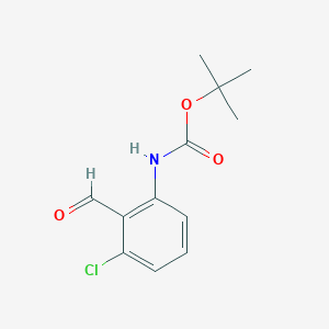 tert-Butyl(3-chloro-2-formylphenyl)carbamate图片