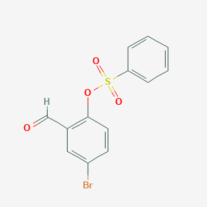 4-bromo-2-formylphenyl benzenesulfonate图片