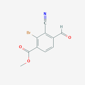 Methyl 2-bromo-3-cyano-4-formylbenzoate图片