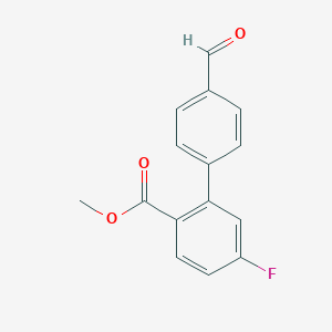 Methyl 4-fluoro-2-(4-formylphenyl)benzoate图片