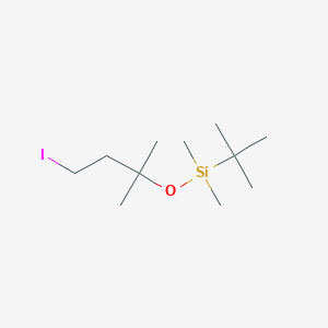 tert-Butyl-(3-iodo-1,1-dimethyl-propoxy)-dimethyL-Silane图片
