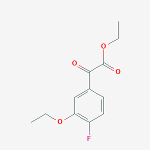 Ethyl 3-ethoxy-4-fluorobenzoylformate图片