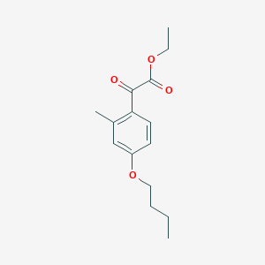 Ethyl 4-n-butoxy-2-methylbenzoylformate图片