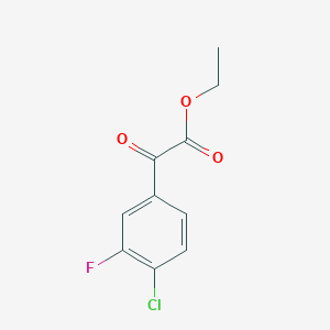 Ethyl 4-chloro-3-fluorobenzoylformate图片