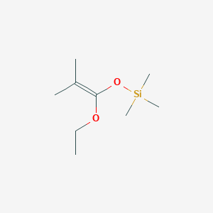 ((1-Ethoxy-2-methylprop-1-en-1-yl)oxy)trimethylsilane图片