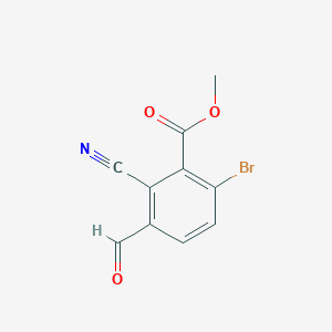 Methyl 6-bromo-2-cyano-3-formylbenzoate图片