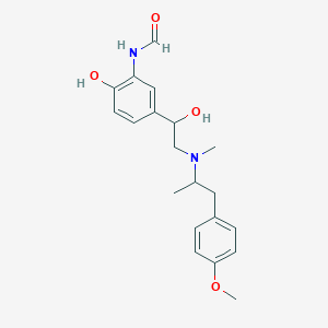 N-[2-Hydroxy-5-[1-hydroxy-2-[[2-(4-methoxyphenyl)-1-methylethyl]methylamino]ethyl]phenyl]formamide图片