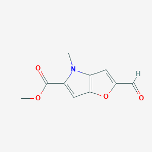 methyl 2-formyl-4-methyl-4H-furo[3,2-b]pyrrole-5-carboxylate图片