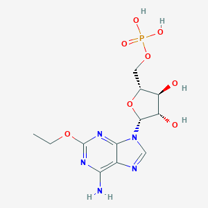 2-Ethoxy-9-(5-O-phosphono-β-D-arabinofuranosyl)-9H-purin-6-amine图片