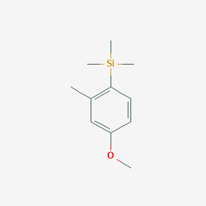 1-(Trimethylsilyl)-4-methoxy-2-methylbenzene图片