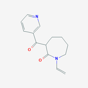 3-(Pyridin-3-ylcarbonyl)-1-vinylazepan-2-one图片