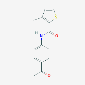 N-(4-Acetylphenyl)-3-methylthiophene-2-carboxamide图片