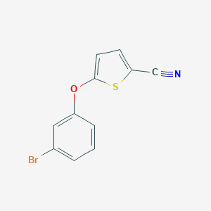 5-(3-Bromophenoxy)-thiophene-2-carbonitrile图片