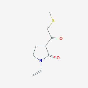 3-[(Methylthio)acetyl]-1-vinylpyrrolidin-2-one图片
