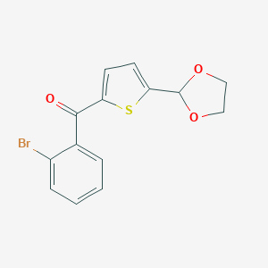 2-(2-Bromobenzoyl)-5-(1,3-dioxolan-2-yl)thiophene图片