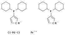 1,1′-双(二-环己基膦基)二茂铁二氯化钯图片