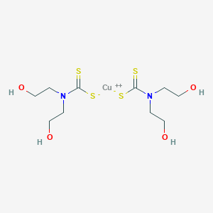 Copper(II)Bis(2-hydroxyethyl)dithiocarbamate图片