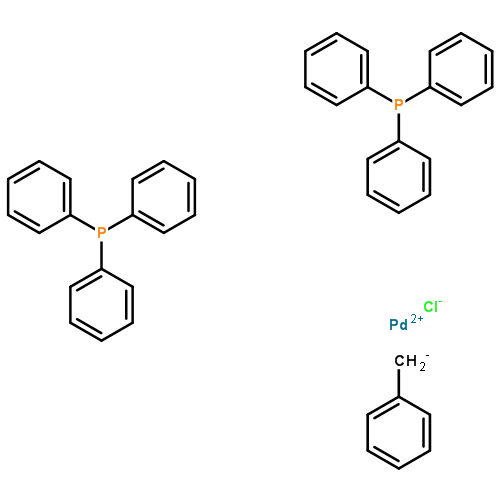 苄基双(三苯基膦)氯化钯(II)图片