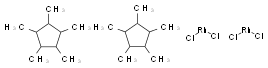 二氯(五甲基环戊二烯基)合铑(III)二聚体图片
