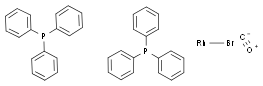 羰基溴双(三苯基膦)铑(I)图片