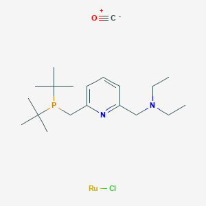 羰基氯化[6-(二-叔丁基膦基甲基)-2-(N,N-二乙基氨基甲基)吡啶]钌(II),min98%(米尔斯坦催化剂前体)图片