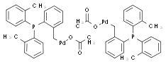 反式二-(m)-双[2-(二邻甲苯基膦)苄基]乙酸二钯(II)图片