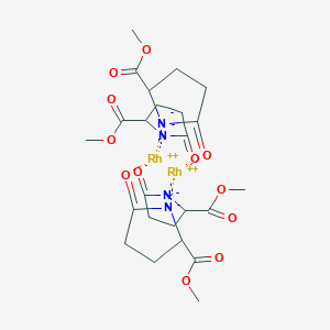 四(2-吡咯烷酮-5(S)-羧酸甲酯)二铑(II)图片