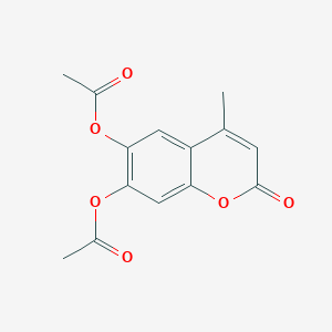 4-methyl-2-oxo-2H-chromene-6,7-diyl diacetate图片