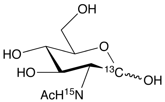 N-Acetyl-D-[1-13C15N]glucosamine图片