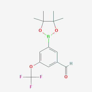 3-Formyl-5-(trifluoromethoxy)phenylboronic Acid Pinacol Ester图片