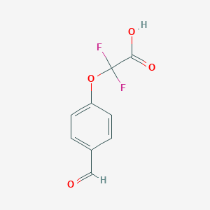 2,2-Difluoro-2-(4-formylphenoxy)acetic Acid图片