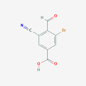 3-Bromo-5-cyano-4-formylbenzoic acid图片