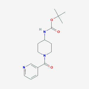 tert-Butyl 1-nicotinoylpiperidin-4-ylcarbamate图片