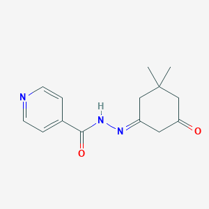 N'-(3,3-dimethyl-5-oxocyclohexyliden)isonicotinohydrazide图片