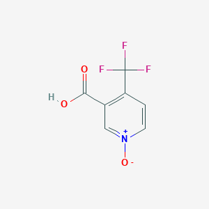 4-(Trifluoromethyl)nicotinic acid 1-oxide图片