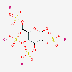 Methylα-D-Glucopyranoside 2,3,4,6-tetra-O-sulfate,Potassium Salt(Technical Grade)图片